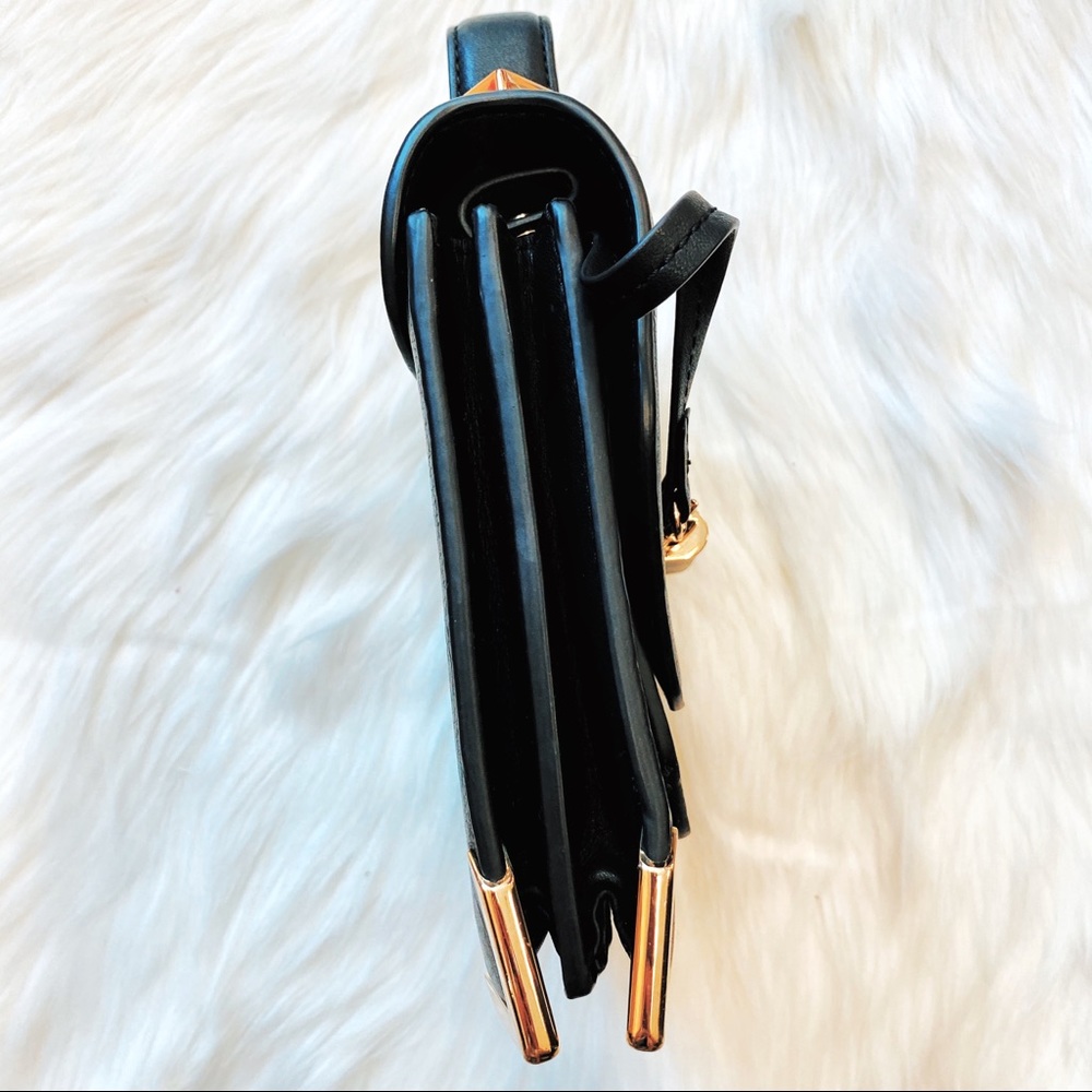 Mackage Rubie Top Handle Gold Arrow Bag EUC - Picture 8 of 14